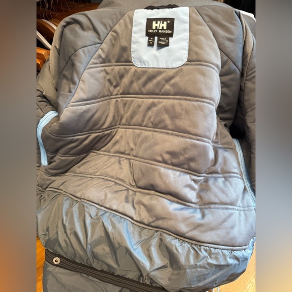 Helly Hansen ThermoSoft Insulation Jacket Womens M Blue Waterproof Long Sleeve - Picture 9 of 9